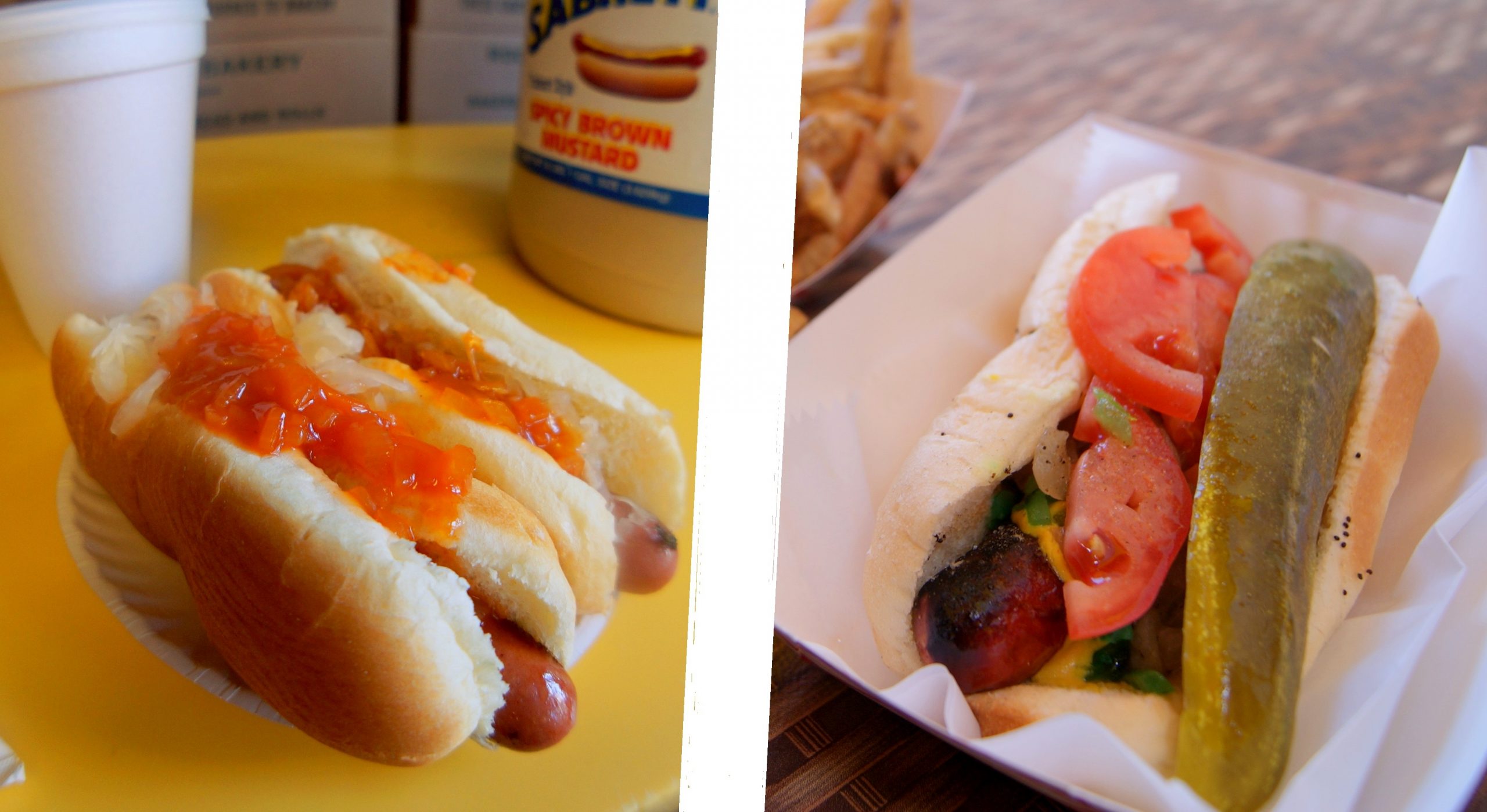 New York Style Hot Dog vs Chicago Style Hot Dog