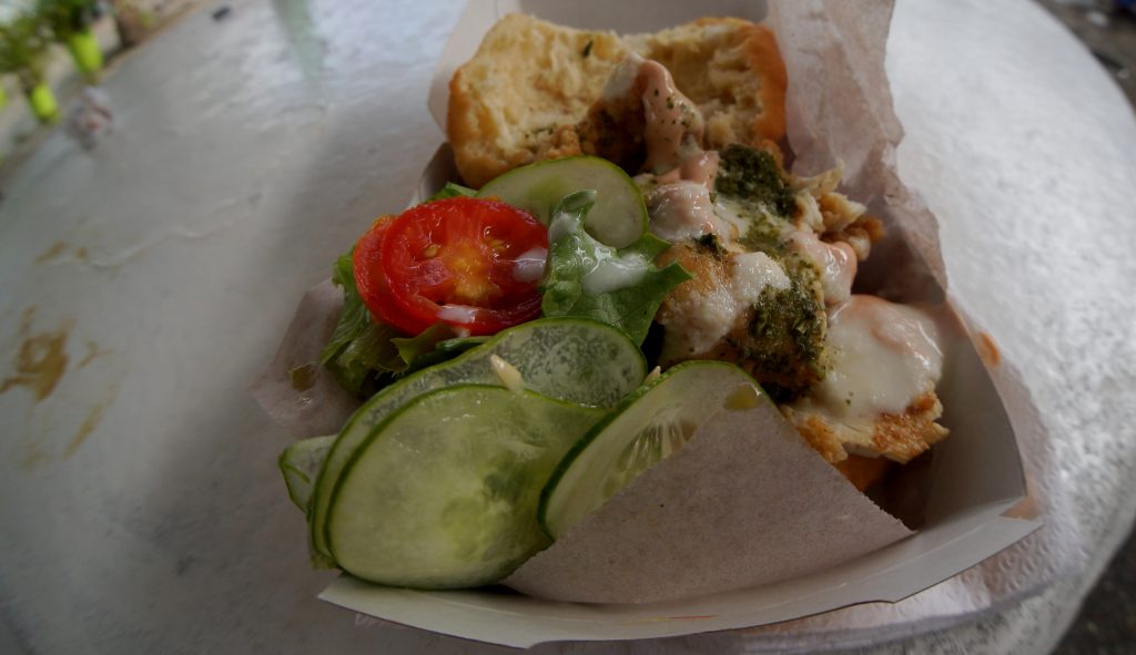 Eating Bake and Shark at Maracas Beach Cest La Vibe